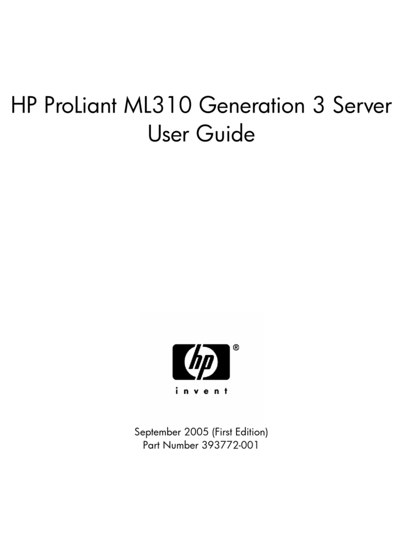 HP ProLiant ML310 Generation 5p User manual