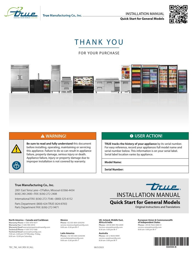 True CVM-11 User manual
