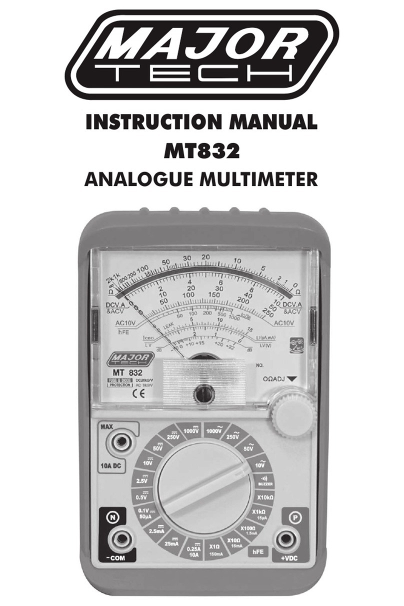 Major tech MT832 User manual