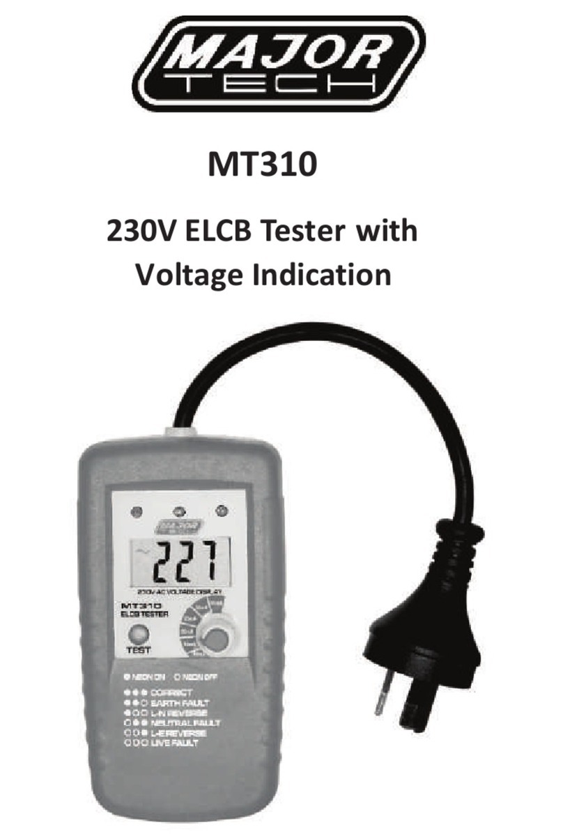 Major tech MT310 instruction manual Major tech MT310 instruction manual