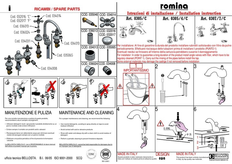 BELLOSTA Romina 0305/C User manual