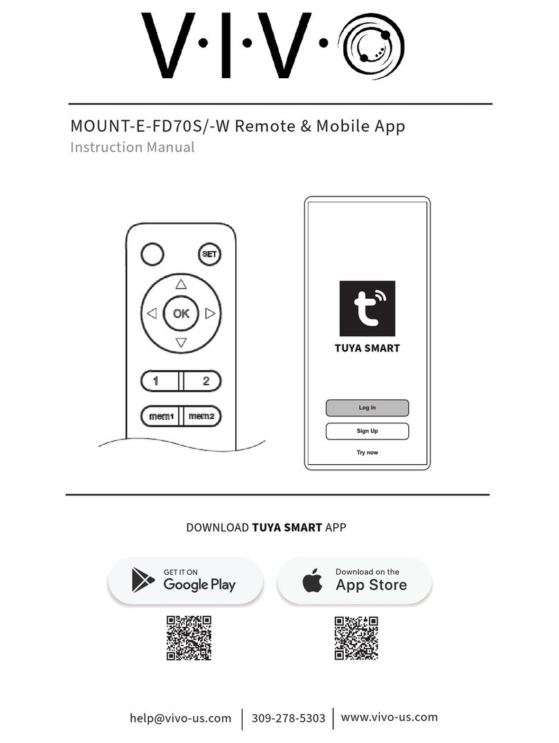 Vivo PT-RT-70N User manual