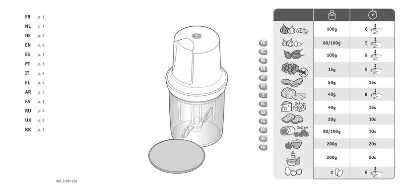 Moulinex DJ3051 User manual