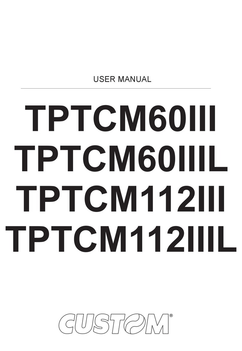 Custom Audio Electronics TPTCM60III User manual Custom Audio Electronics TPTCM60III User manual