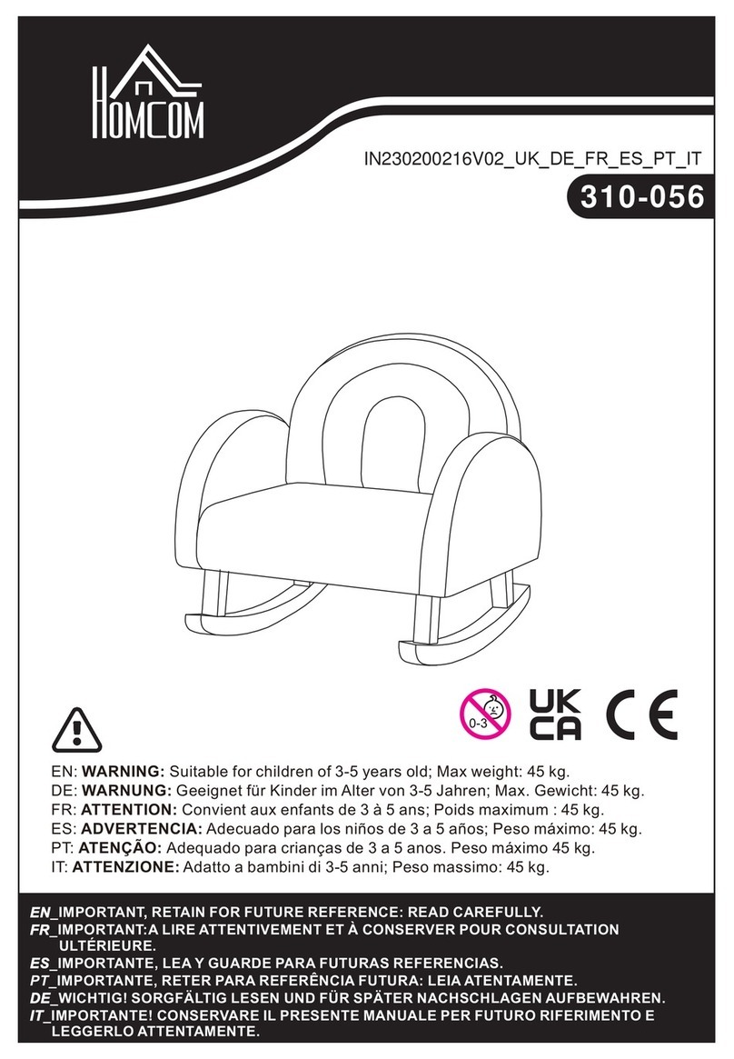 HOMCOM 310-056 User manual