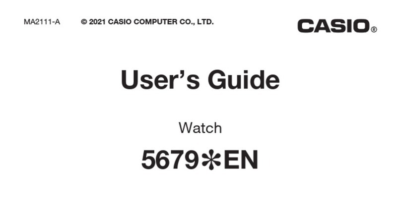 Casio 5679 User manual