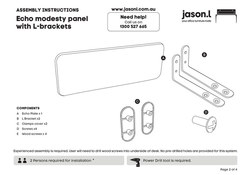 Jason.L Echo modesty panel EMP3512LGB-L 170 User manual Jason.L Echo modesty panel EMP3512LGB-L 170 User manual