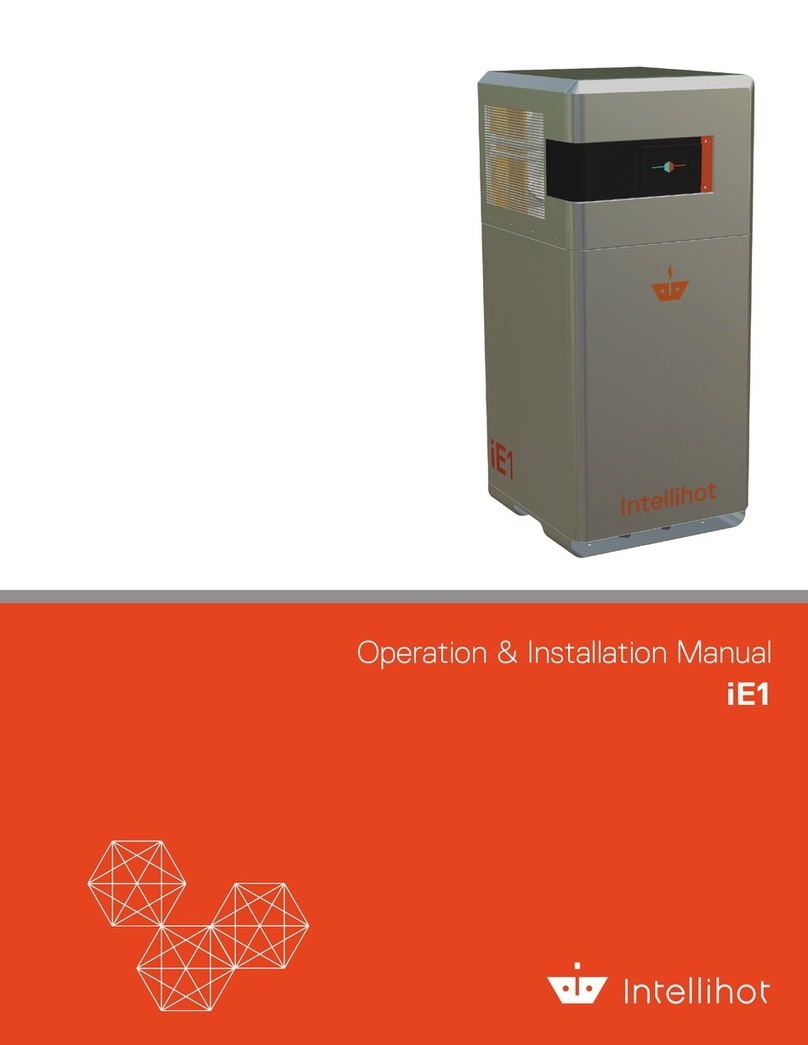 Intellihot iE1 User manual