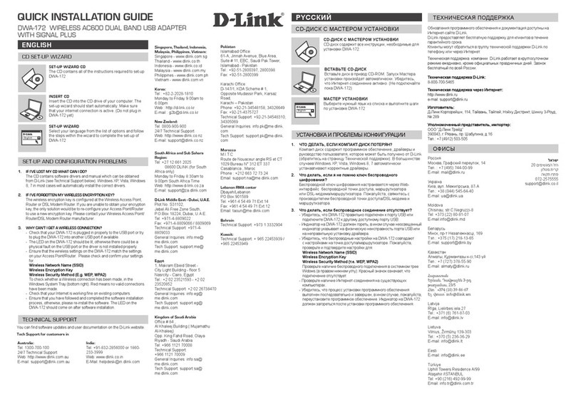 D-Link DWA-172 User manual D-Link DWA-172 User manual