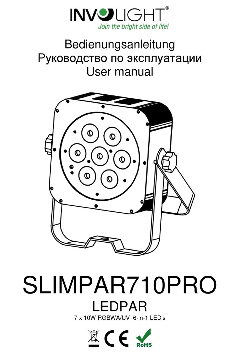 involight SLIMPAR710PRO user manual
