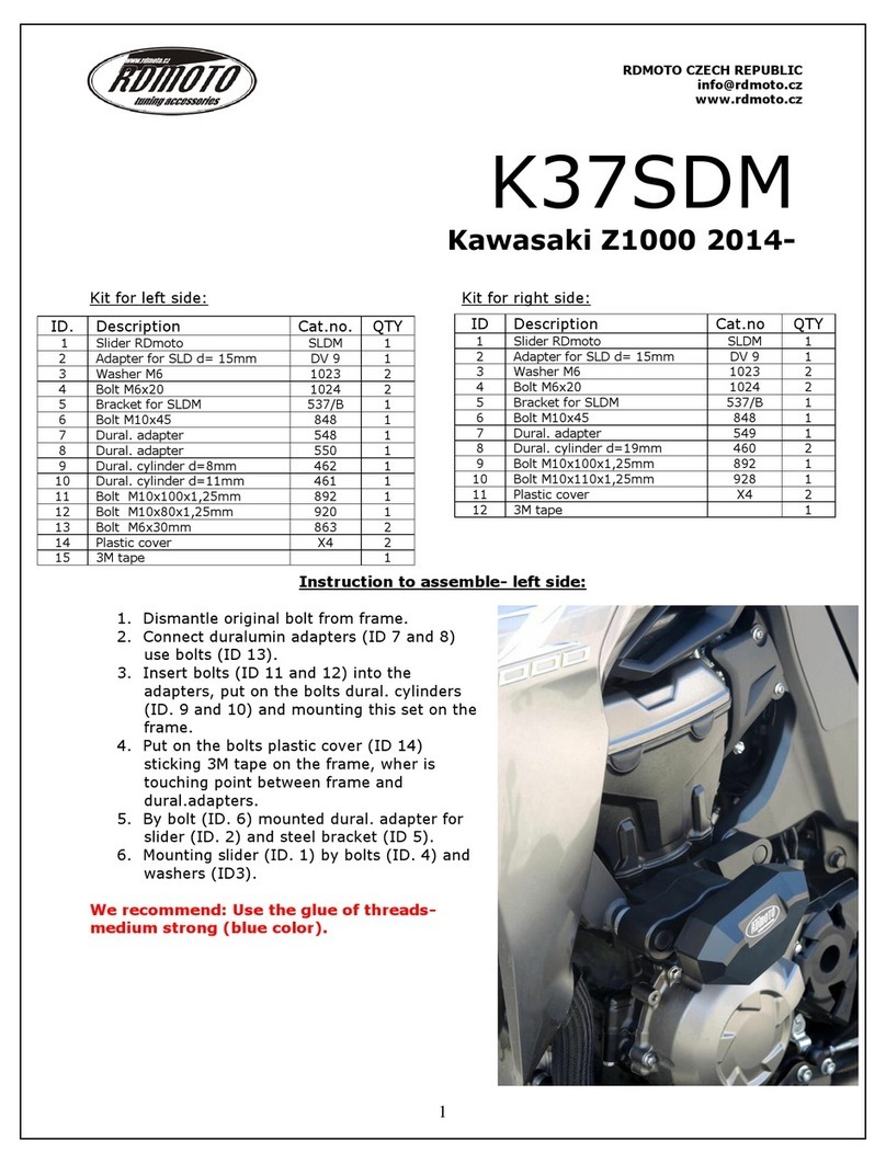 RDMOTO K37SDM User manual