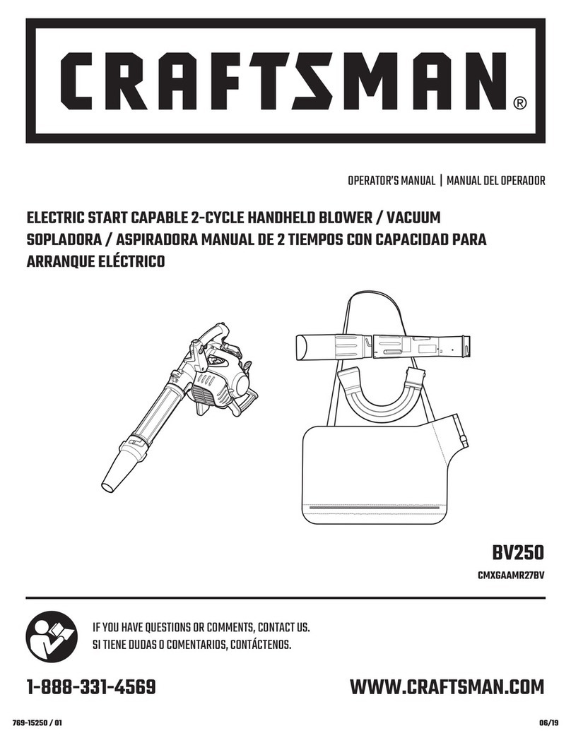 Craftsman BV250 User manual Craftsman BV250 User manual