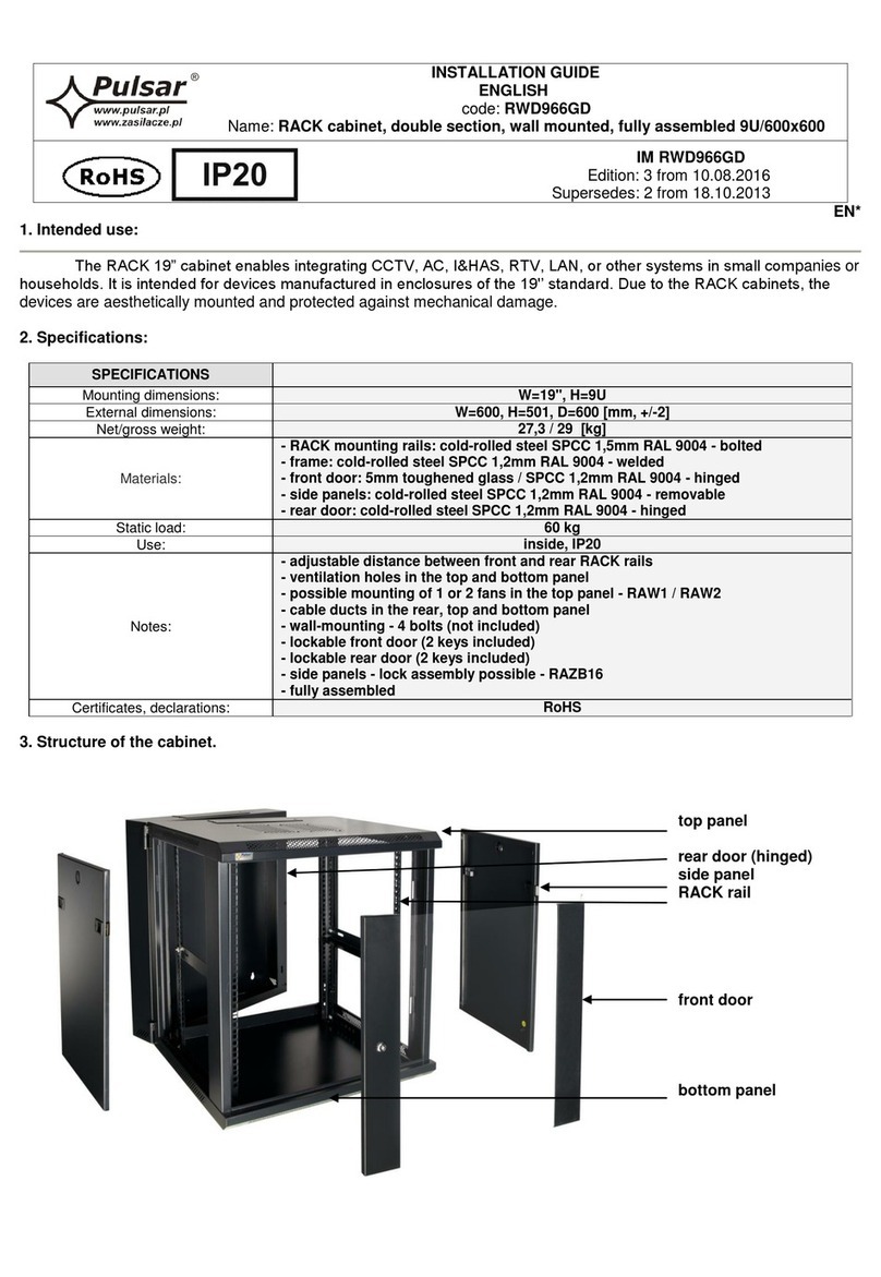 Pulsar RWD966GD User manual