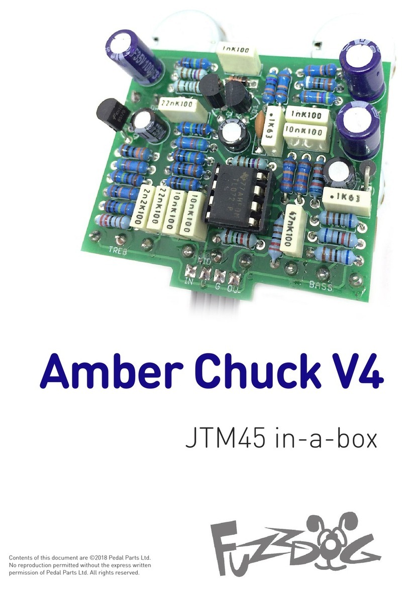 FuzzDog Amber Chuck V4 User manual