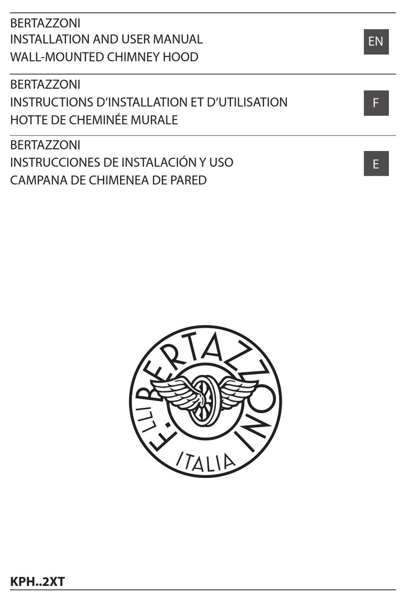 Bertazzoni KPH 2XT Series User manual