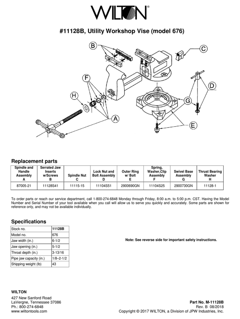 Wilton 676 User manual Wilton 676 User manual