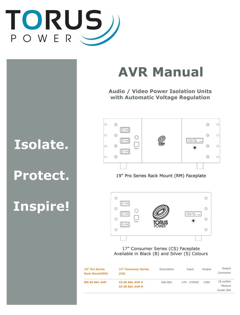 Torus Power Pro Series User manual