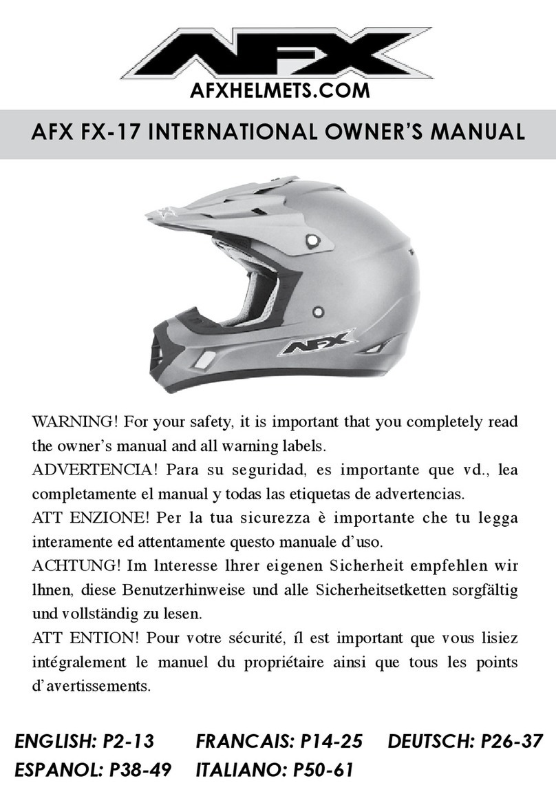 AFX FX-17 INTERNATIONAL OWNER’S MANUAL