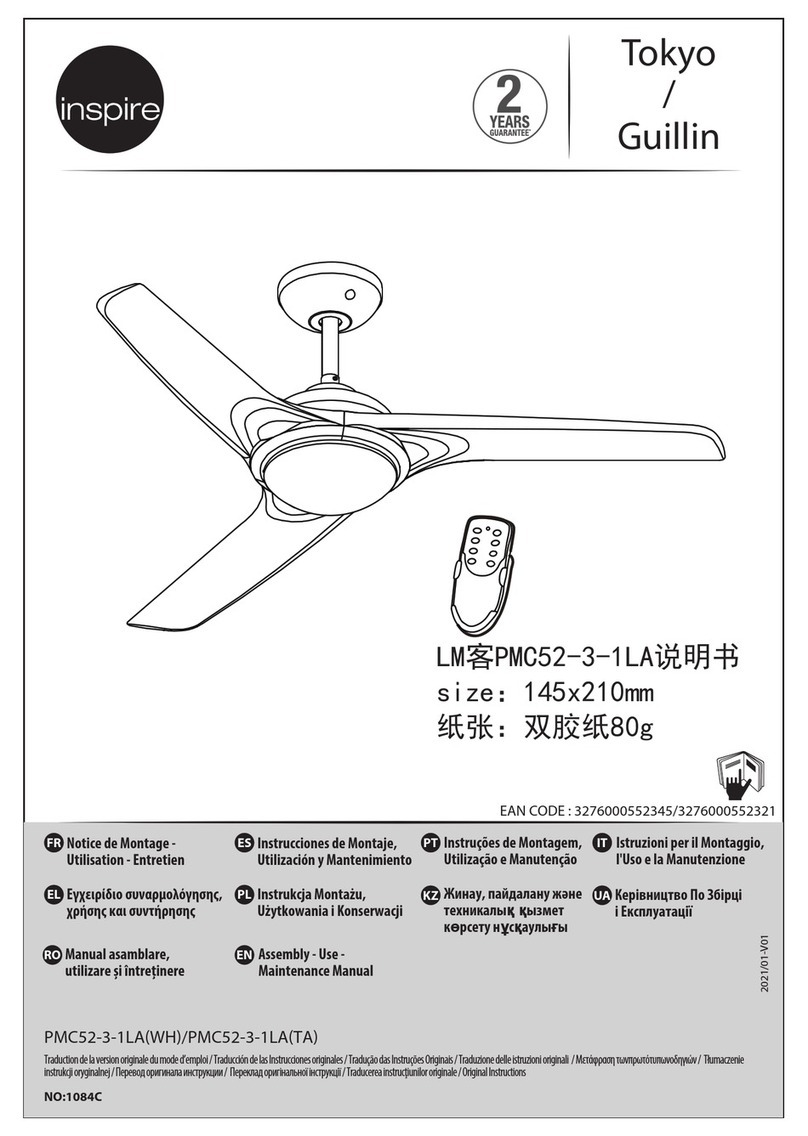 Inspire Guillin Assembly, Use, Maintenance Manual