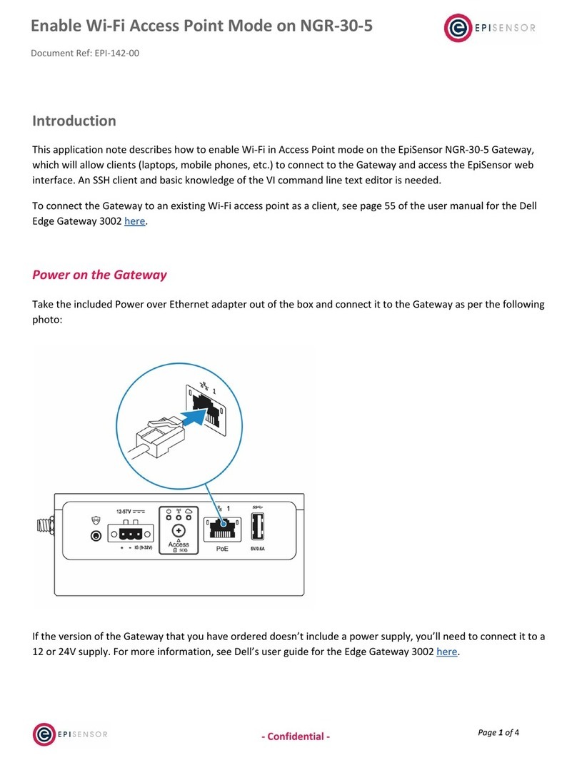 EpiSensor NGR-30-5 manual