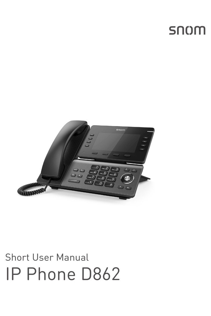 Snom D862 Product information sheet