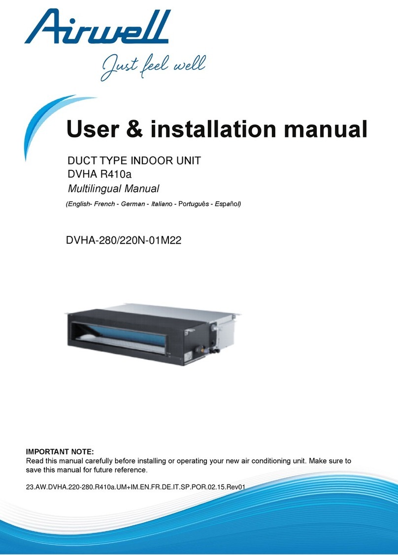 Airwell DVHA-220N-01M22 Guide