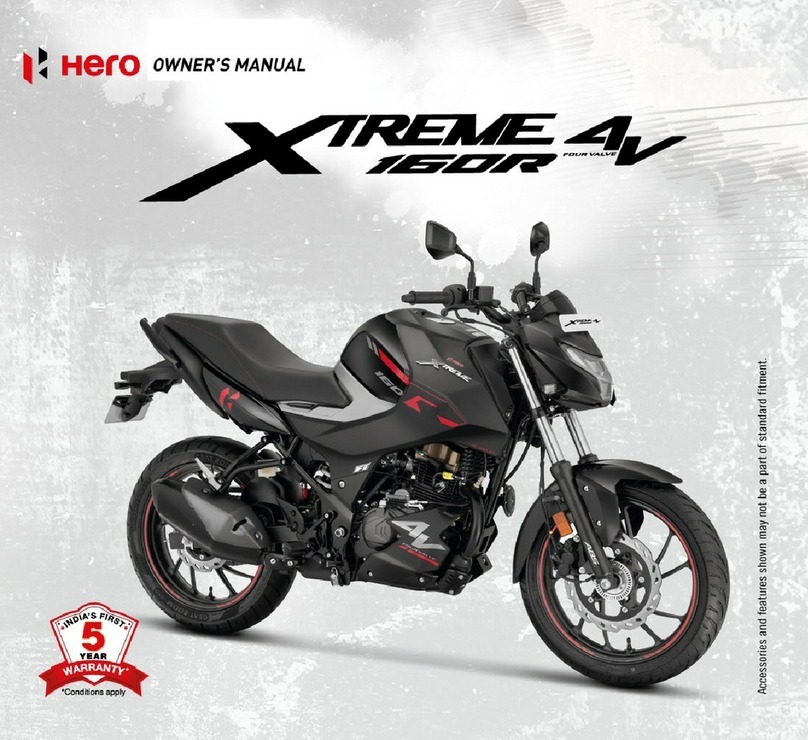 HERO XTREME 160R 4V owner's manual