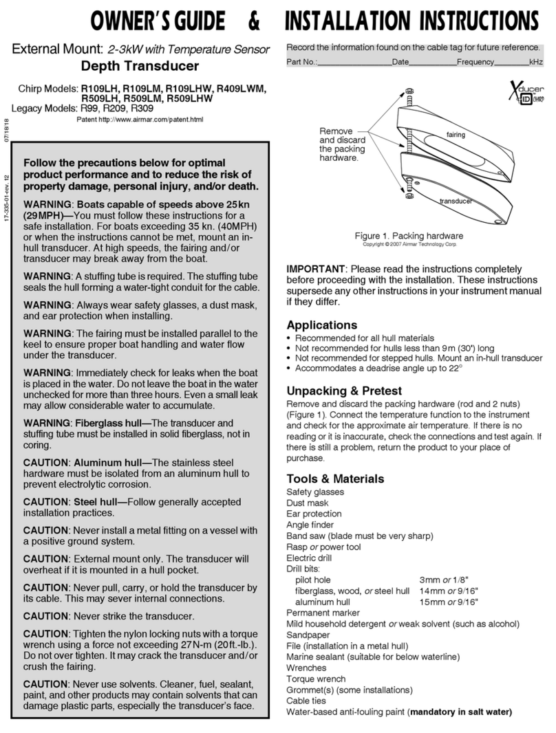 Airmar R99 owner's guide