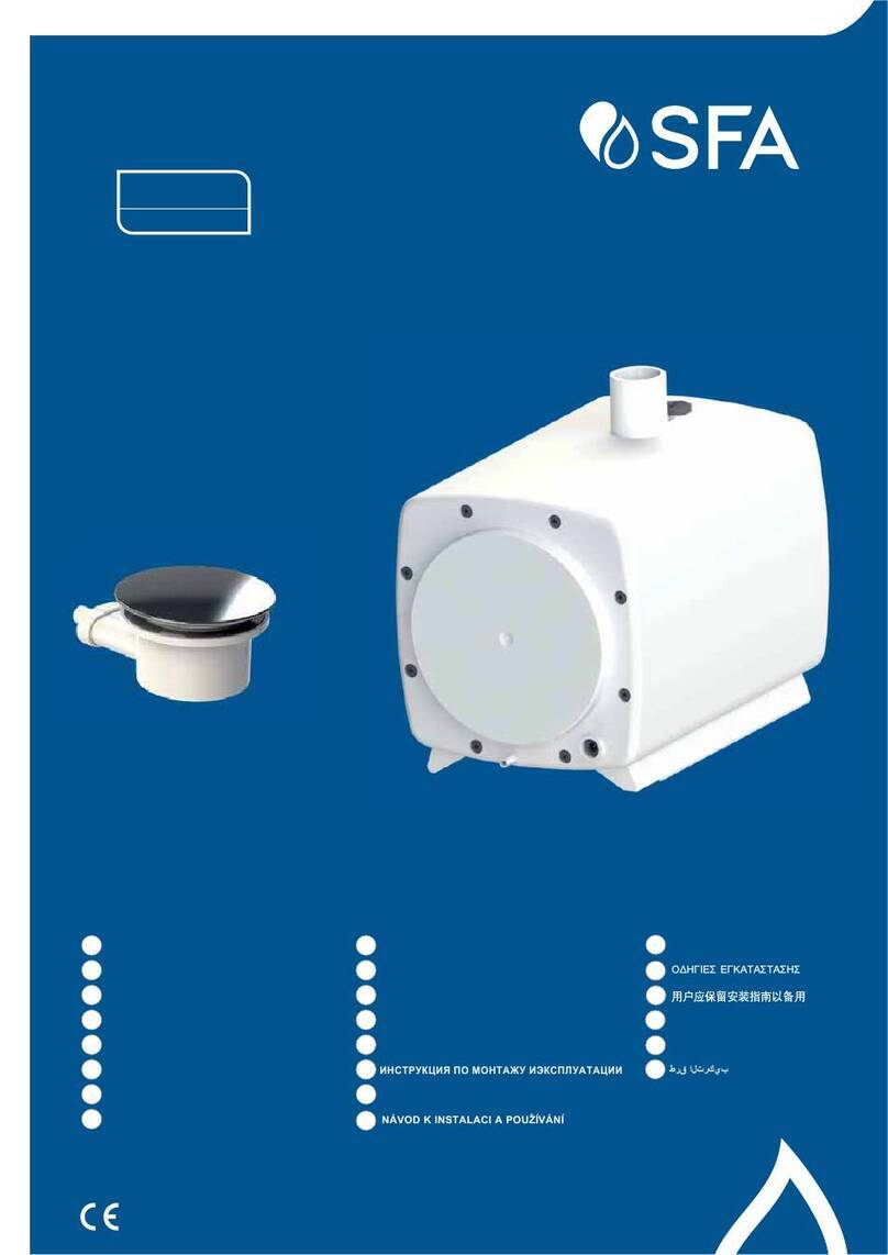 SFA Sanifloor+ 3 User manual