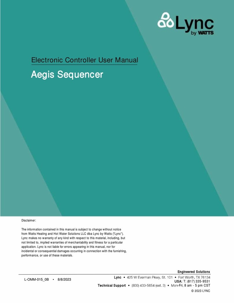 Watts Lync Aegis A user manual