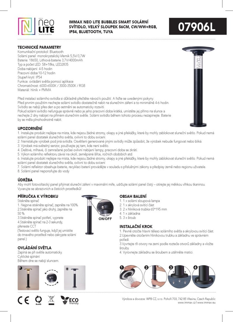 IMMAX neo lite 07906L manual
