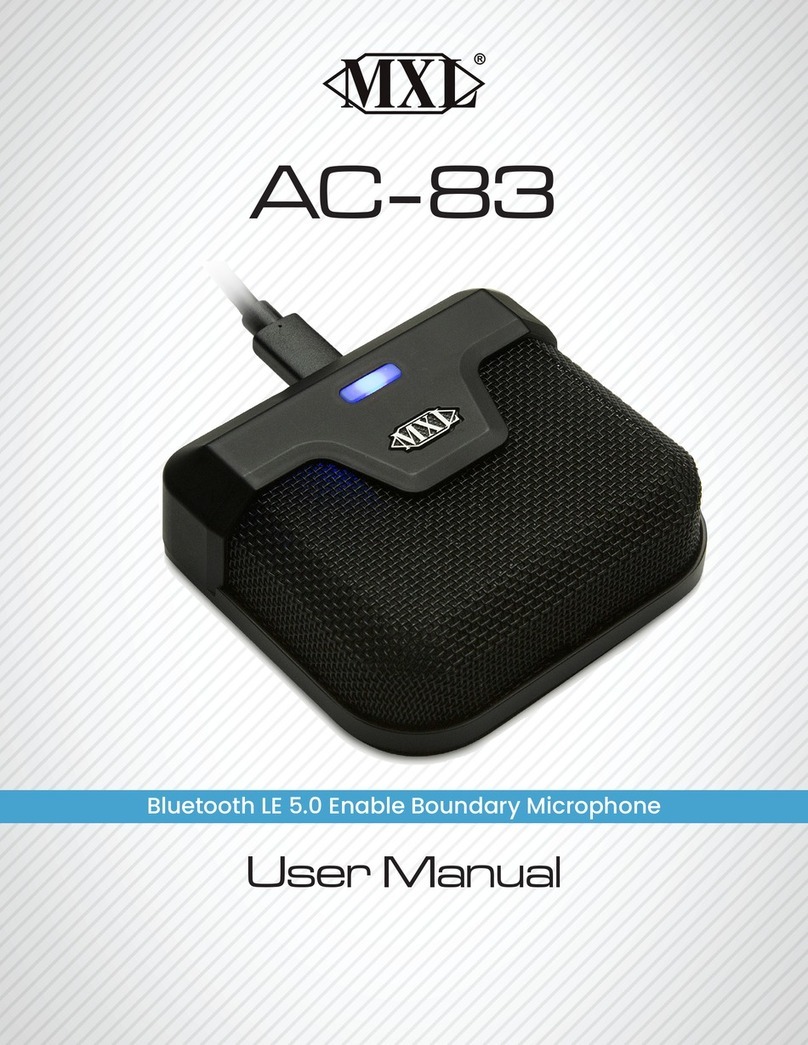 MXL AC-83 user manual