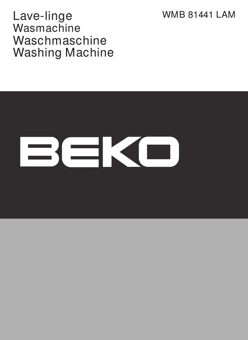 Beko WMB 81441 LAM User manual