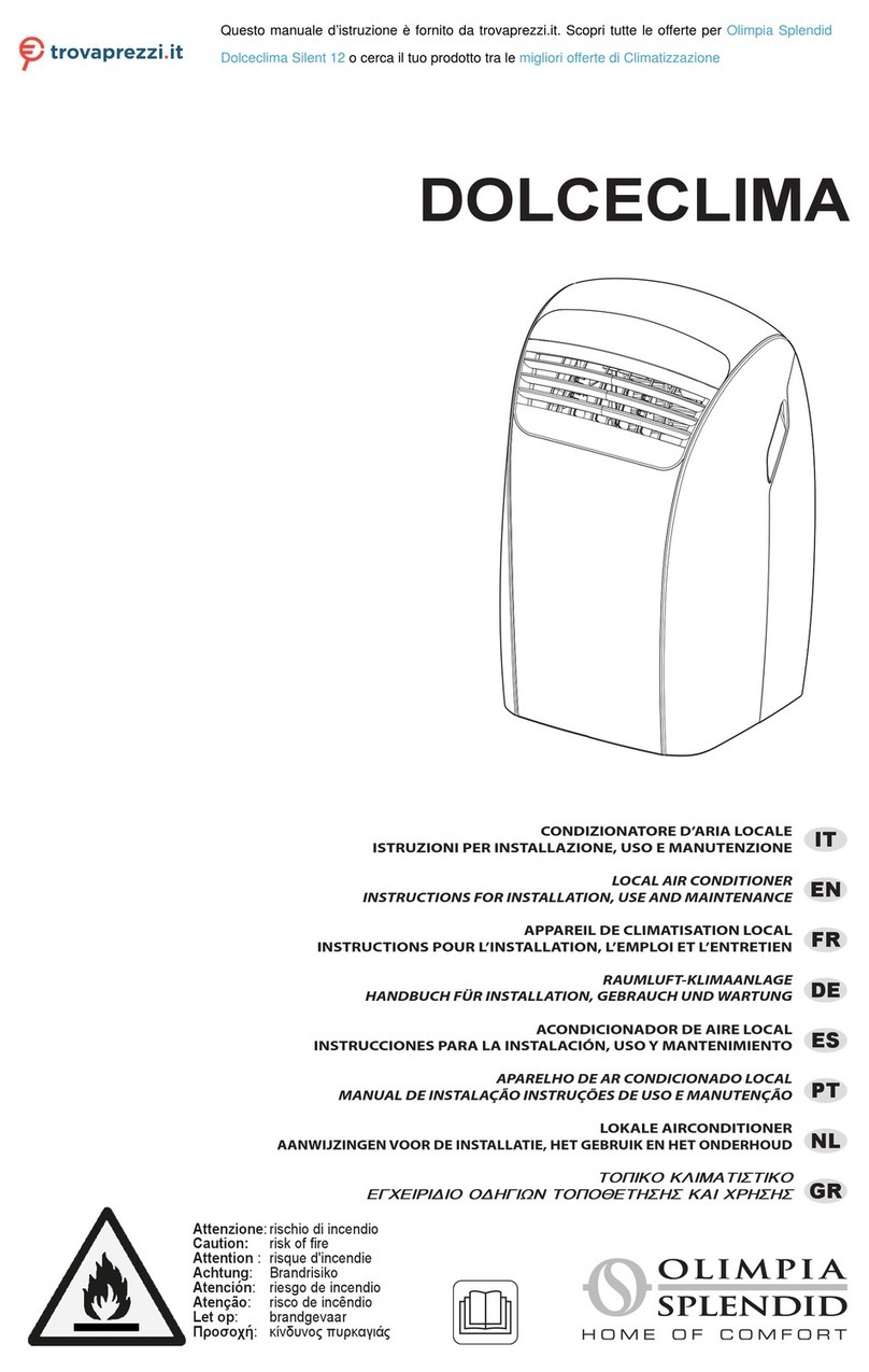 Olimpia splendid Splendid Dolceclima Silent 12 Parts list manual