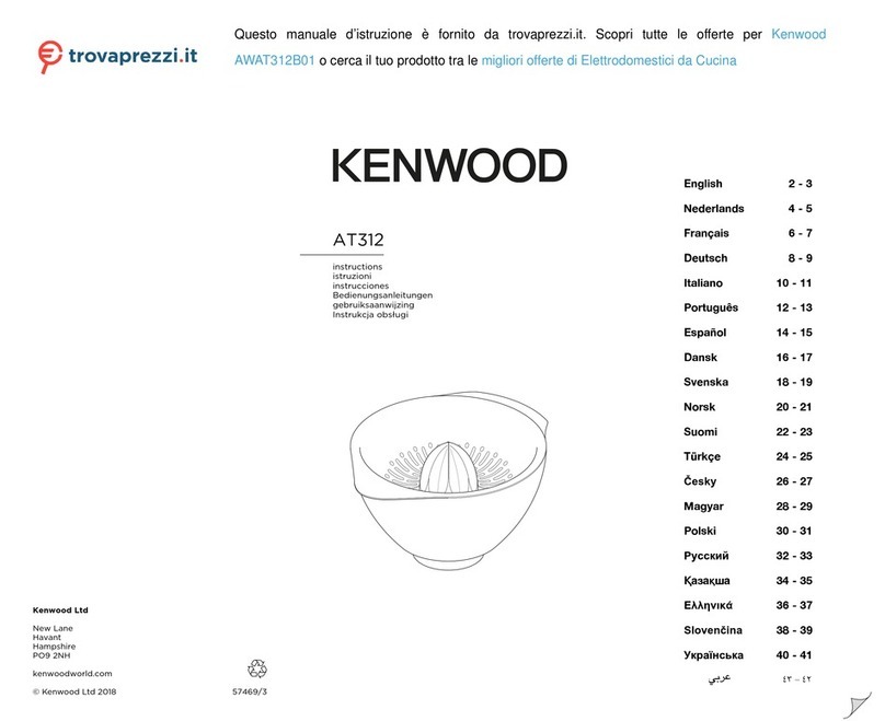 Kenwood AWAT312B01 User manual