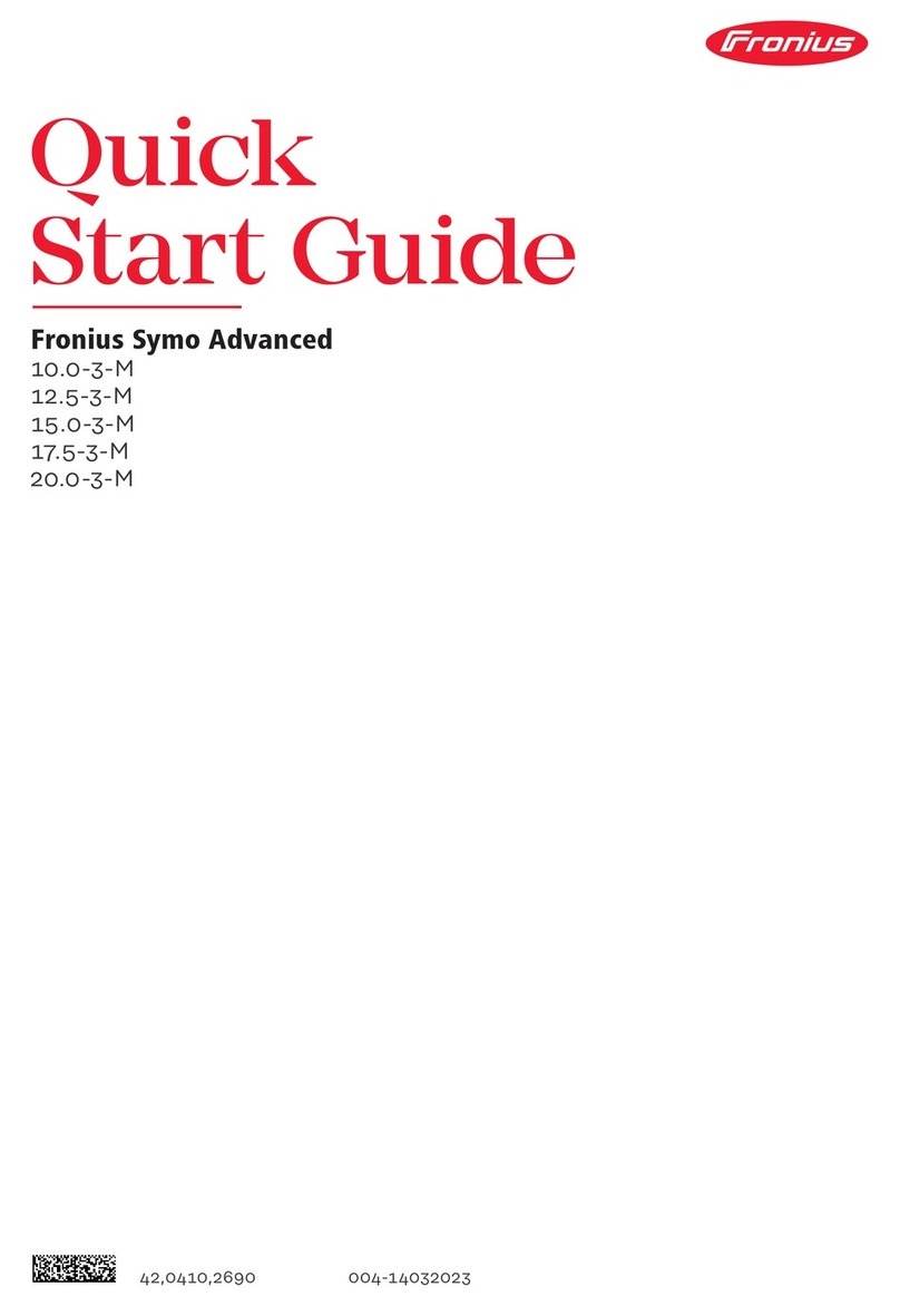 FRO­NIUS Symo 10.0-3-M quick start guide