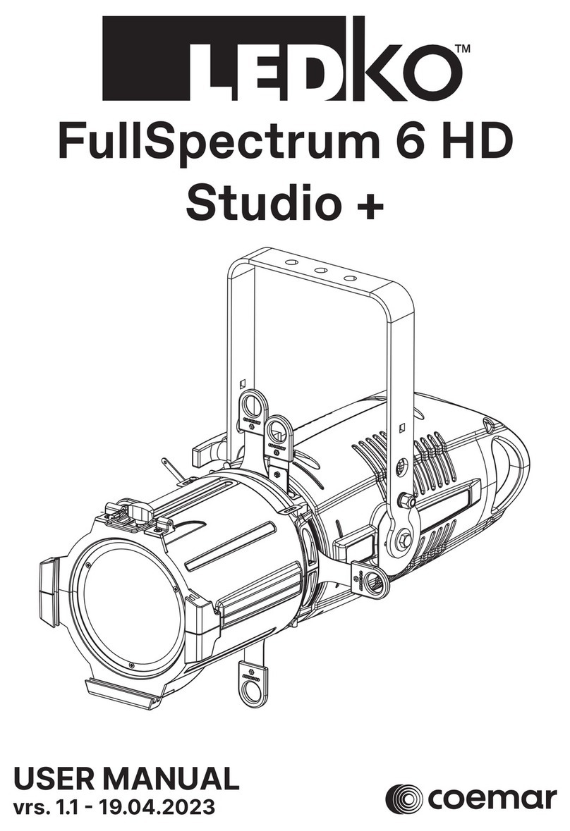 Coemar LEDko FullSpectrum 6 HD user manual
