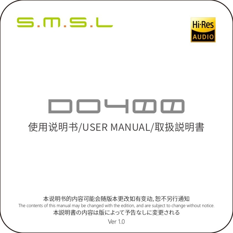 S.M.S.L DO400 User manual