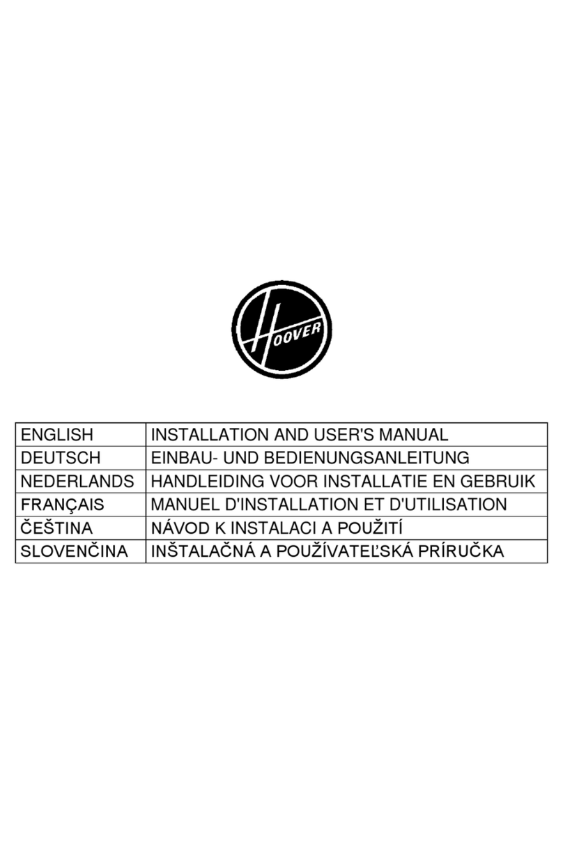 Hoover H-HOOD 500 HPY6CBK5BGWIFI User manual