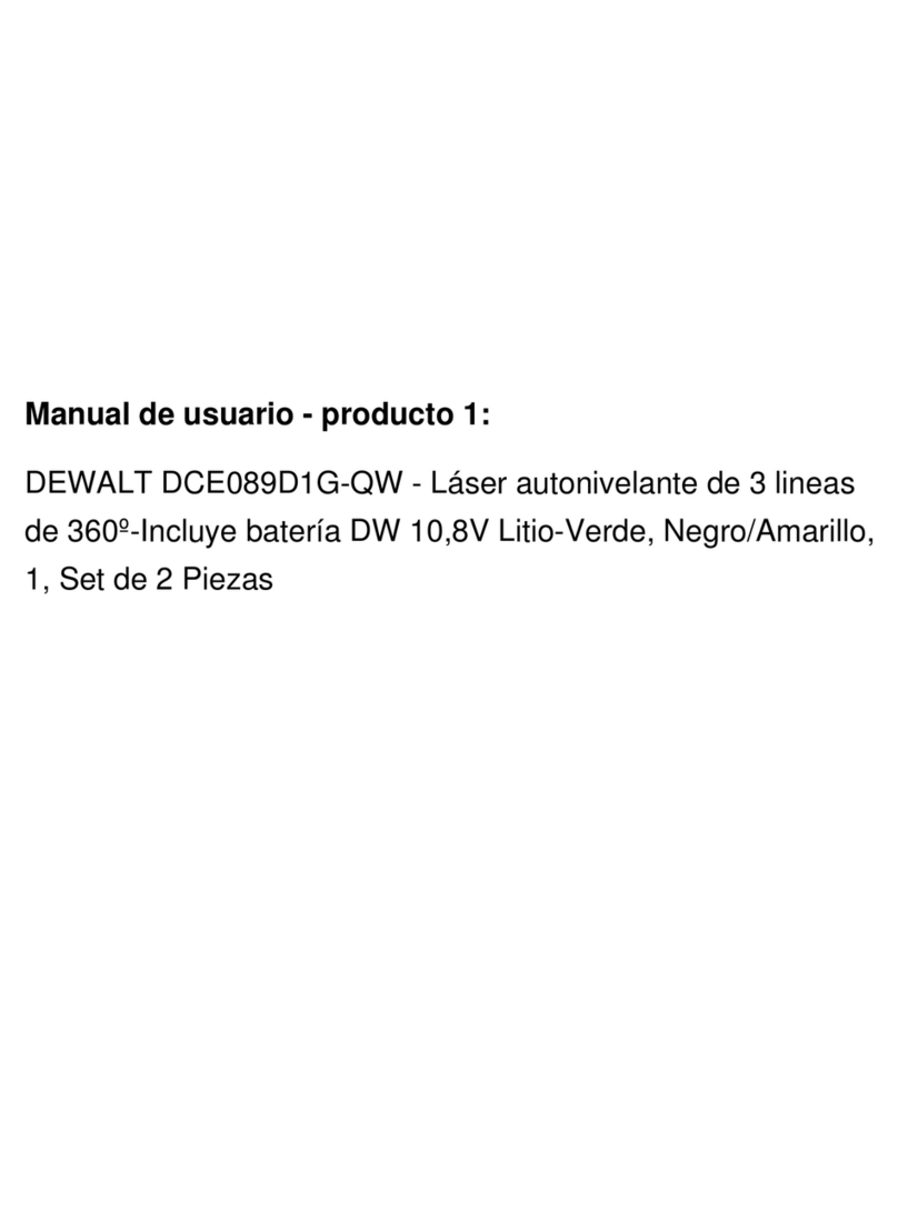 DeWalt DCE089D1G-QW User manual