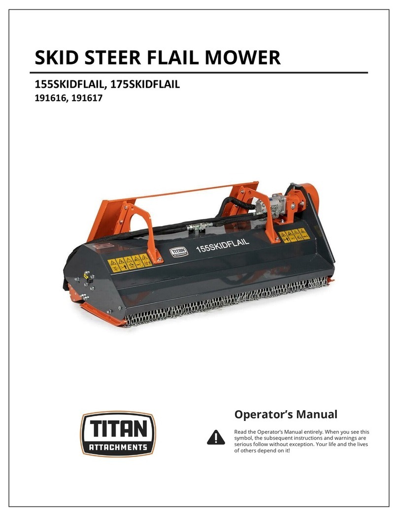 Titan Attachments 155SKIDFLAIL User manual