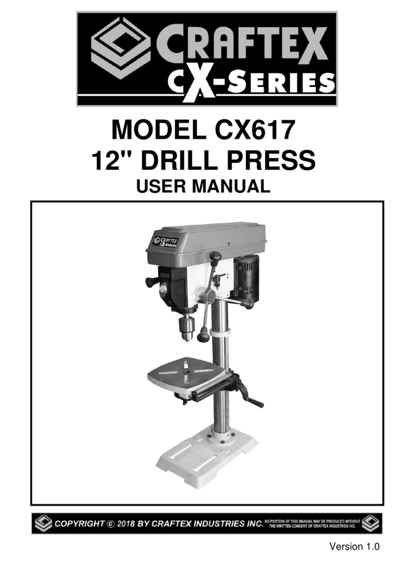 Craftex CX617 User manual