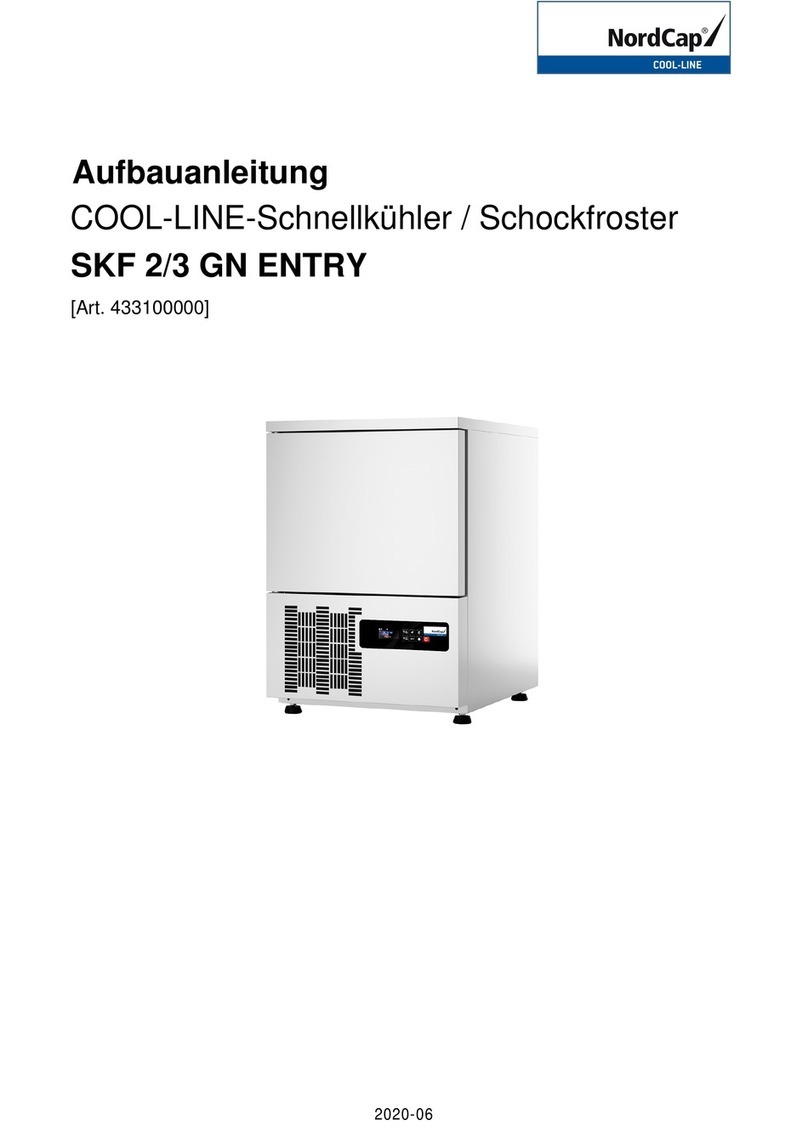Nordcap COOL-LINE ENTRY SKF 2/3 GN Quick start guide