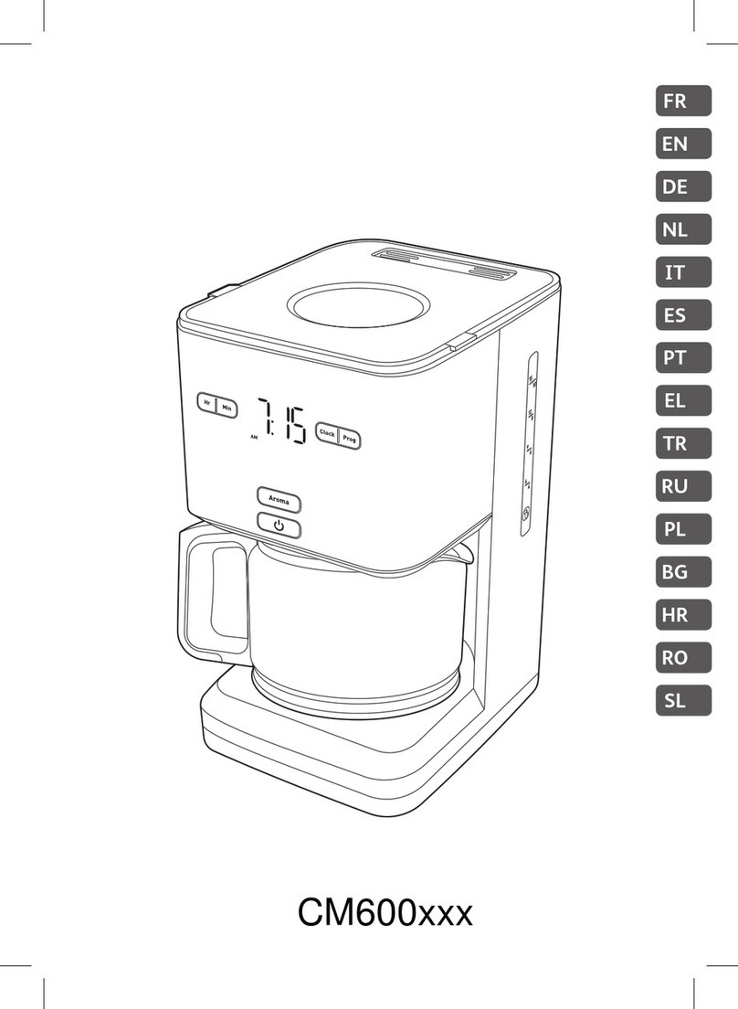 TEFAL Smart&light CM600 Series User manual
