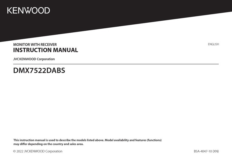 Kenwood DMX7522DABS User manual