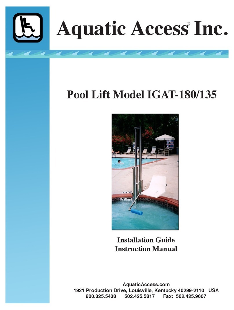 Aquatic Access IGAT-180/135 User manual