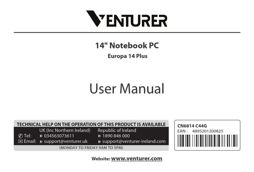 Venturer Europa 14 Plus user manual