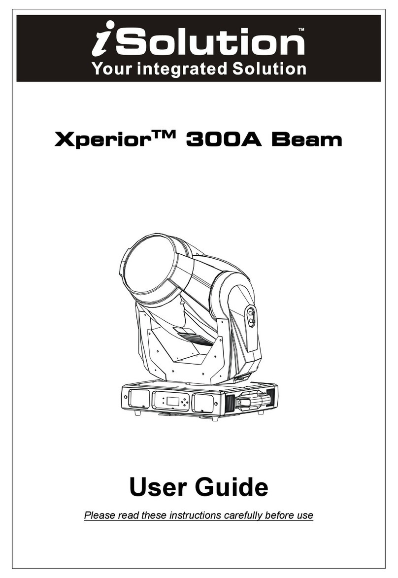 iSolution Xperior 300A Beam User manual iSolution Xperior 300A Beam User manual