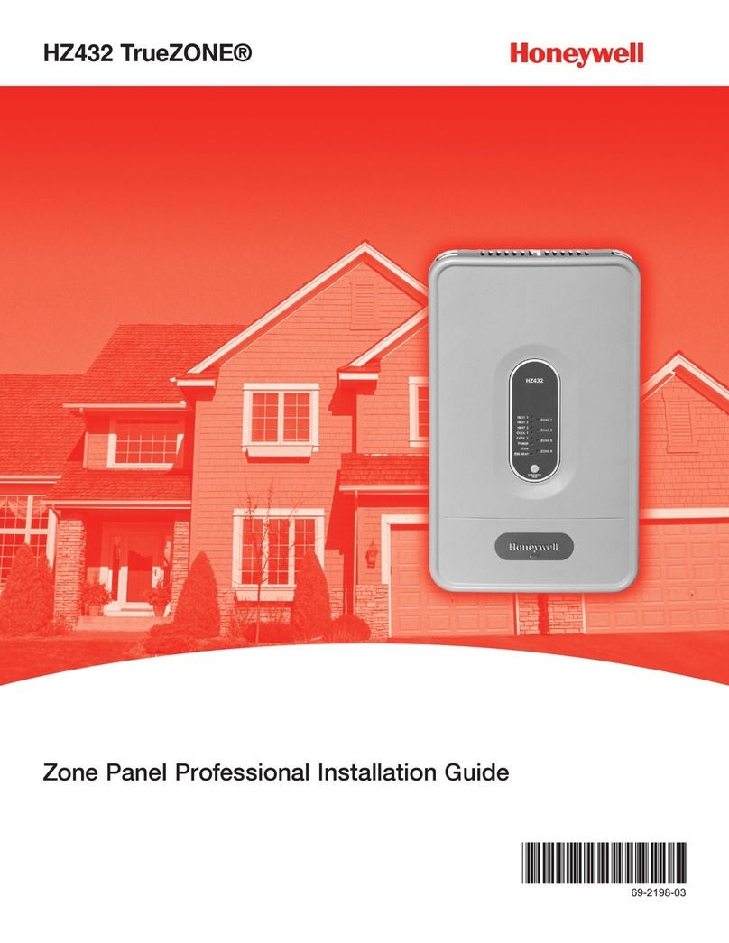 Honeywell TrueZONE HZ432K/U User manual