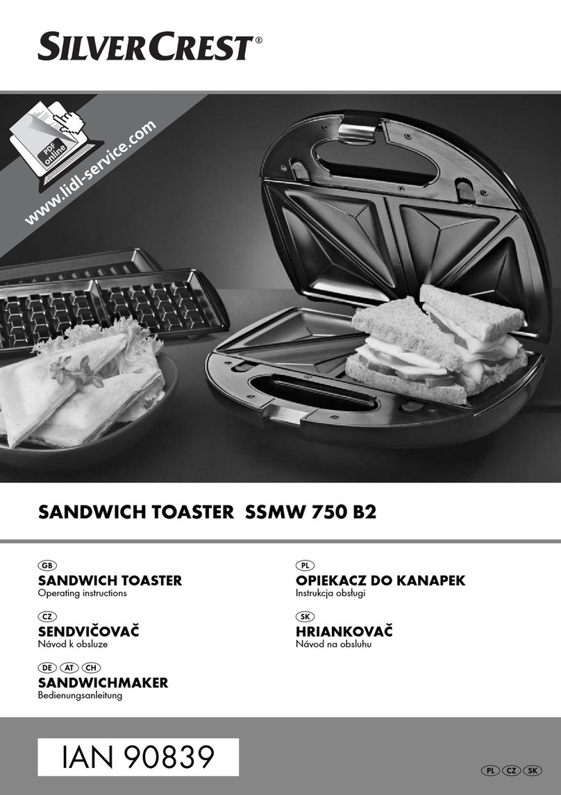Silvercrest SSMW 750 B2 User manual Silvercrest SSMW 750 B2 User manual